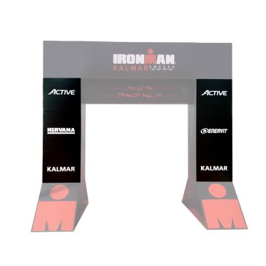 Set of 2 sponsor boards for arch - IRONMAN