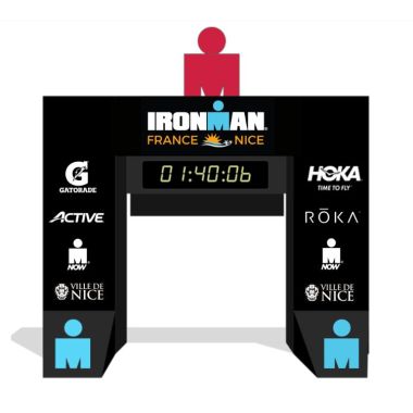 Complete Finish Line Arch branding package 